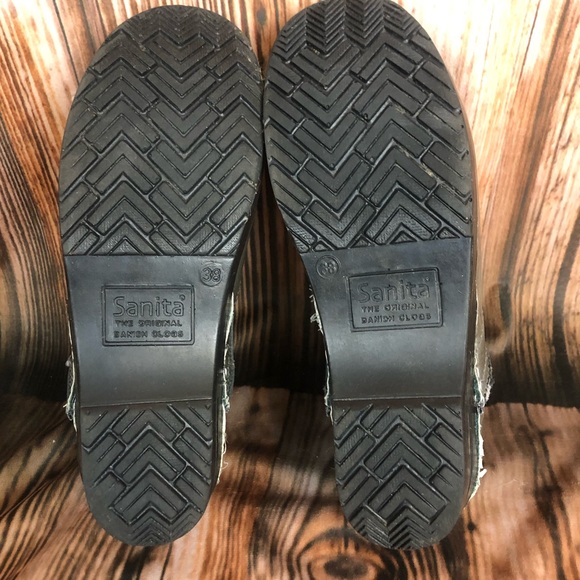 Sanita The Original Danish Clogs Marbled Iridescent Silver - Picture 11 of 11